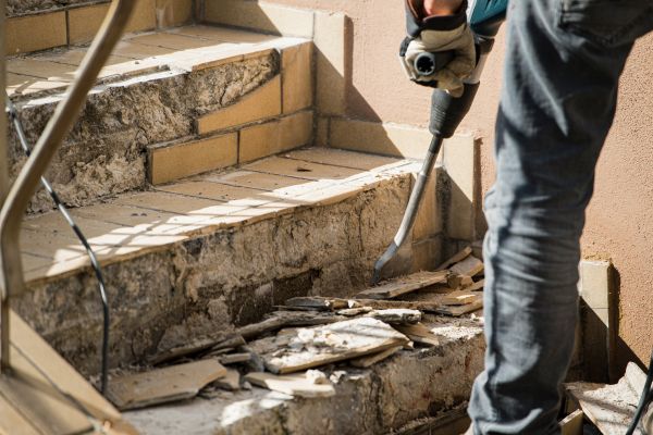 Concrete Stair Demolition in Loveland