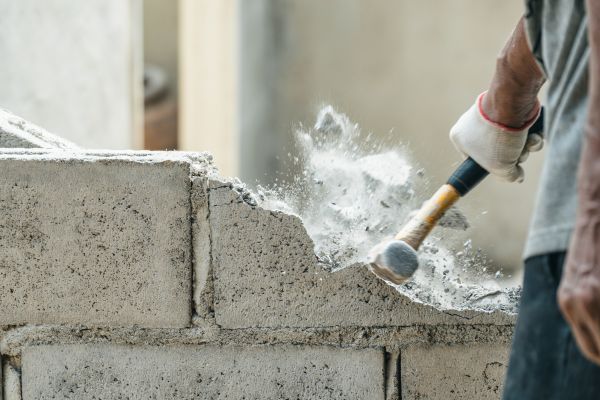 Block Wall Demolition in Loveland